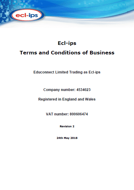 Terms and Conditions of Business