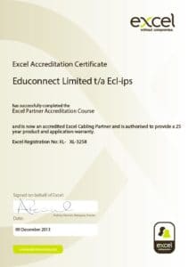 Excel Partner Certificate