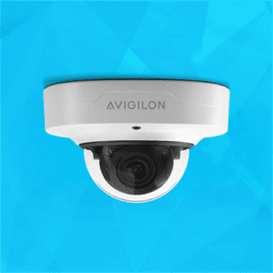 Avigilon Alta A5 Compact Dome Camera Blue Background Avigilon Alta A5 Compact Dome Camera Blue Background