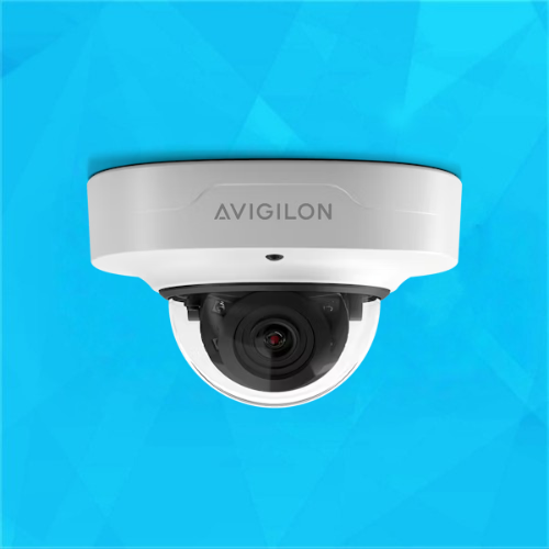 Avigilon Alta A5 Compact Dome Camera Blue Background