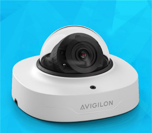 Avigilon Alta A5 Dome Blue Background Cropped